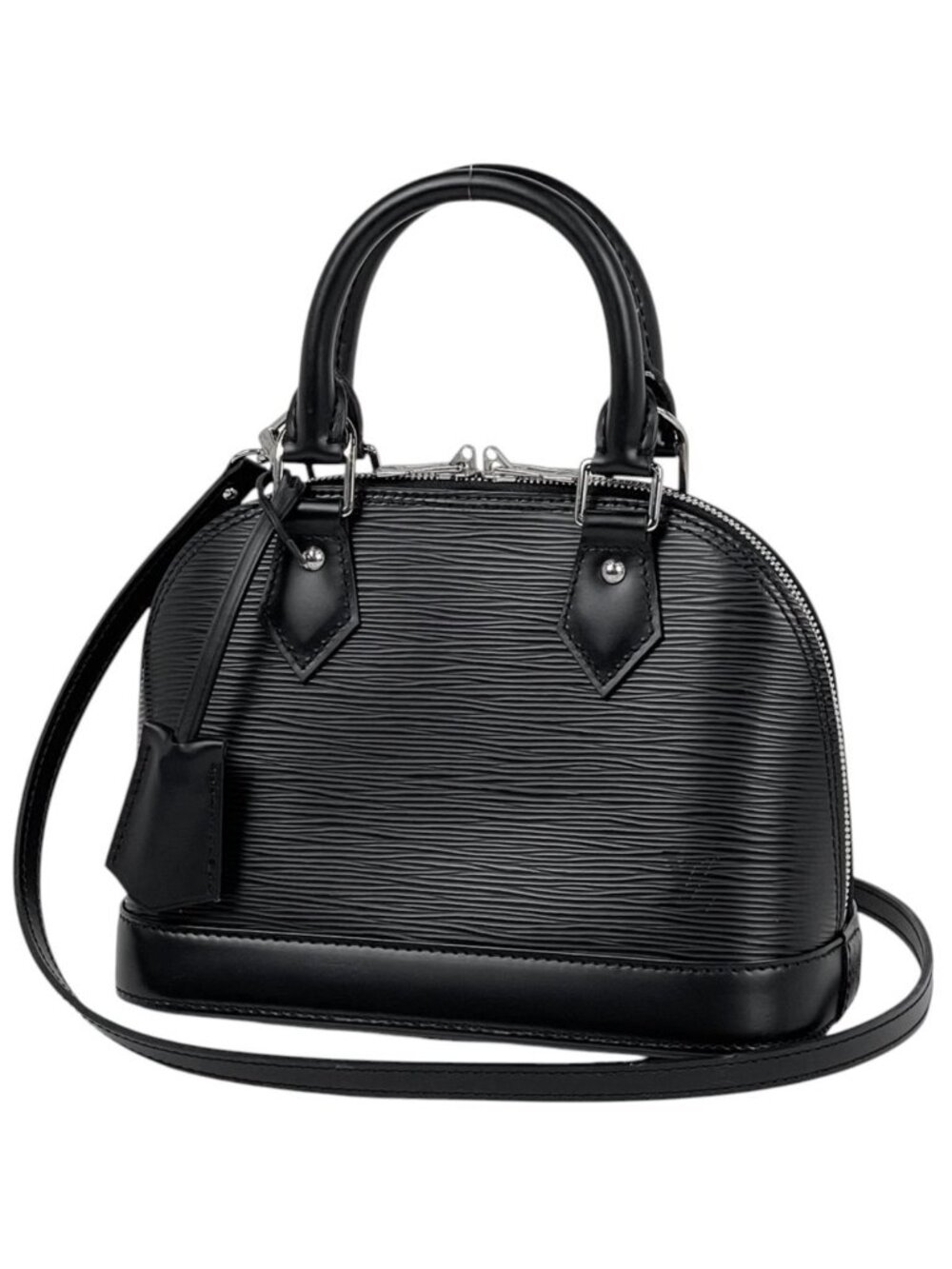 Louis Vuitton Alma BB 2-Way Shoulder Bag Epi Noir